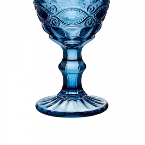 Taça de Vidro Madrid Azul 360ml 1 peça - Casambiente