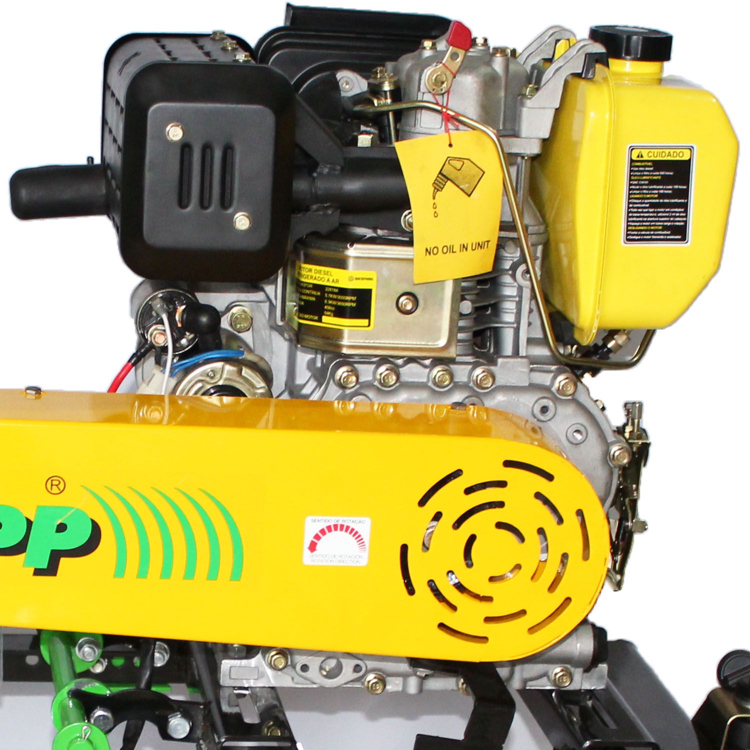 Picador Forrageiro TRP400 a Diesel 7HP Partida Elétrica