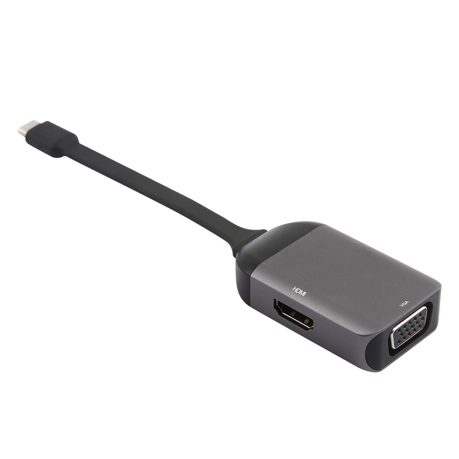 Cabo Adaptador USB-C para VGA e HDMI - UCA09 - Geonav