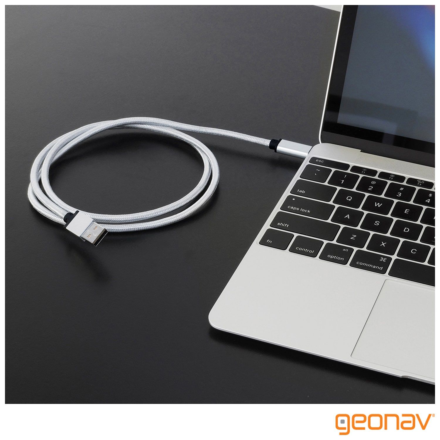 Cabo USB-C para USB 3.1, Nylon Trançado 1,5 m - UCC02 - Geonav