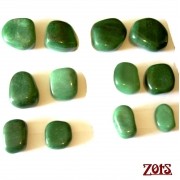 Kit 12 Pedras Quentes Quartzo Verde