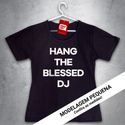 Camiseta e bolsa OFERTA - SMITHS - Hang the blessed DJ - BABYLOOK PRETO - Tamanho G