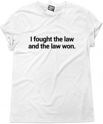 Camiseta e bolsa THE CLASH - I fought the law and the law won