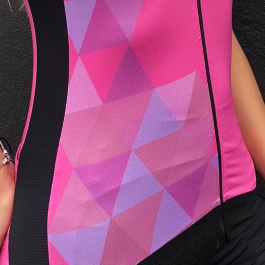 Camisa Ciclismo PES Rosa - Feminina
