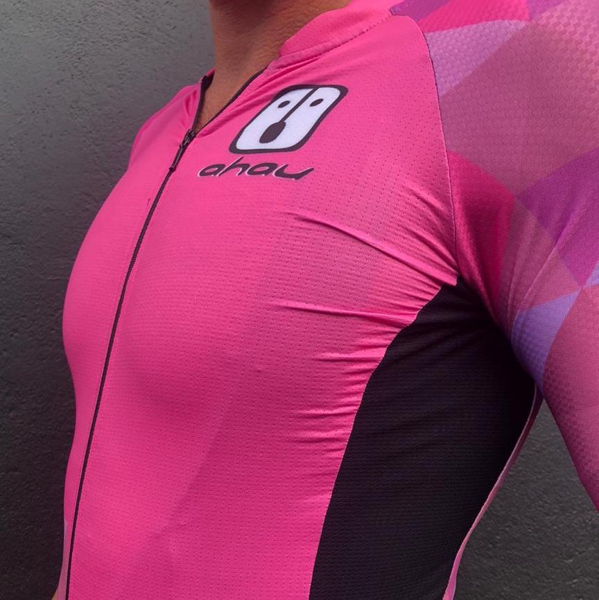 Camisa Ciclismo PES Rosa - Masculina