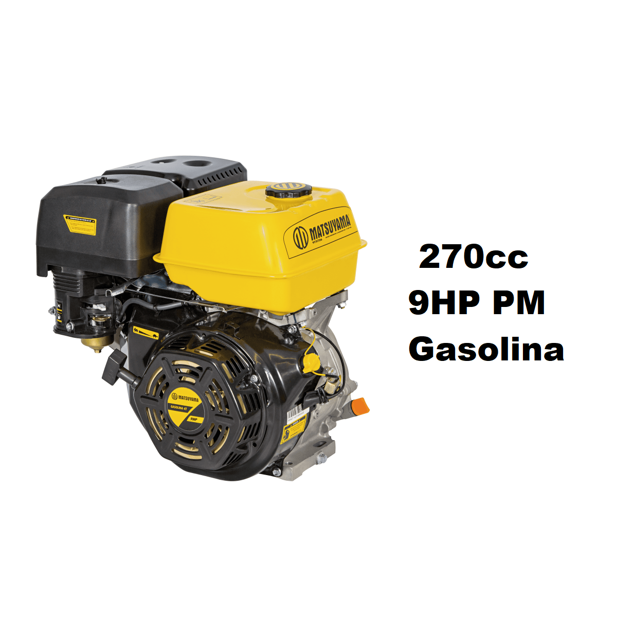 Motor Horizontal 270cc 9HP PM Gasolina Matsuyama
