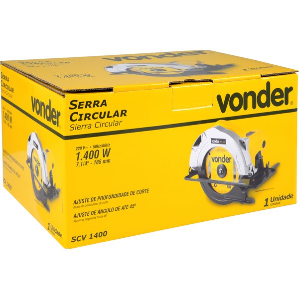 Serra Circular 7.1/4 SCV1400 220V VONDER