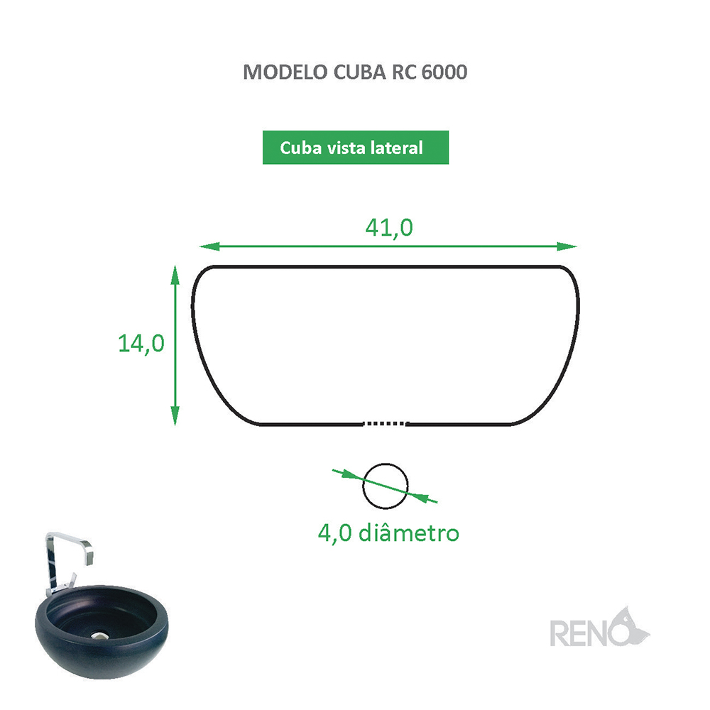 Kit Cuba RC6000 + Válvula Click Inox + Torneira RT300