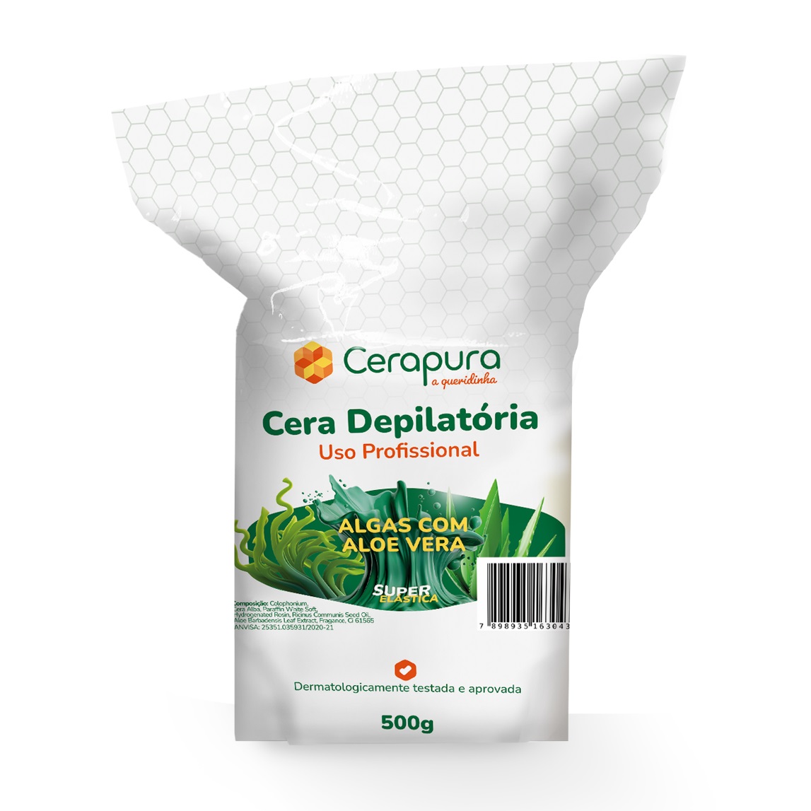 Cera Algas com Aloe Cerapura  500g