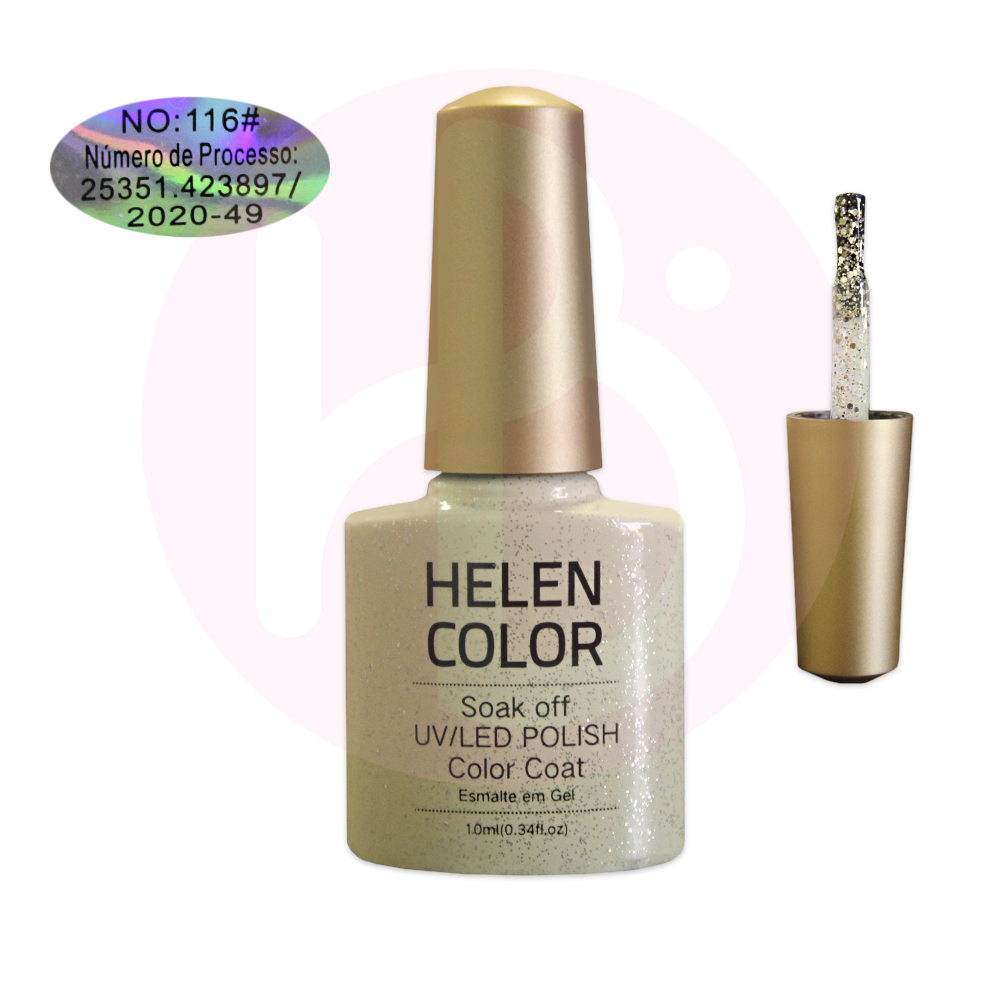 Esmalte Helen Color Gel Glitter 10ml