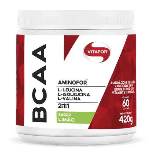 Bcaa Aminofor 420g 2:1:1 Aminoácido - Vitafor