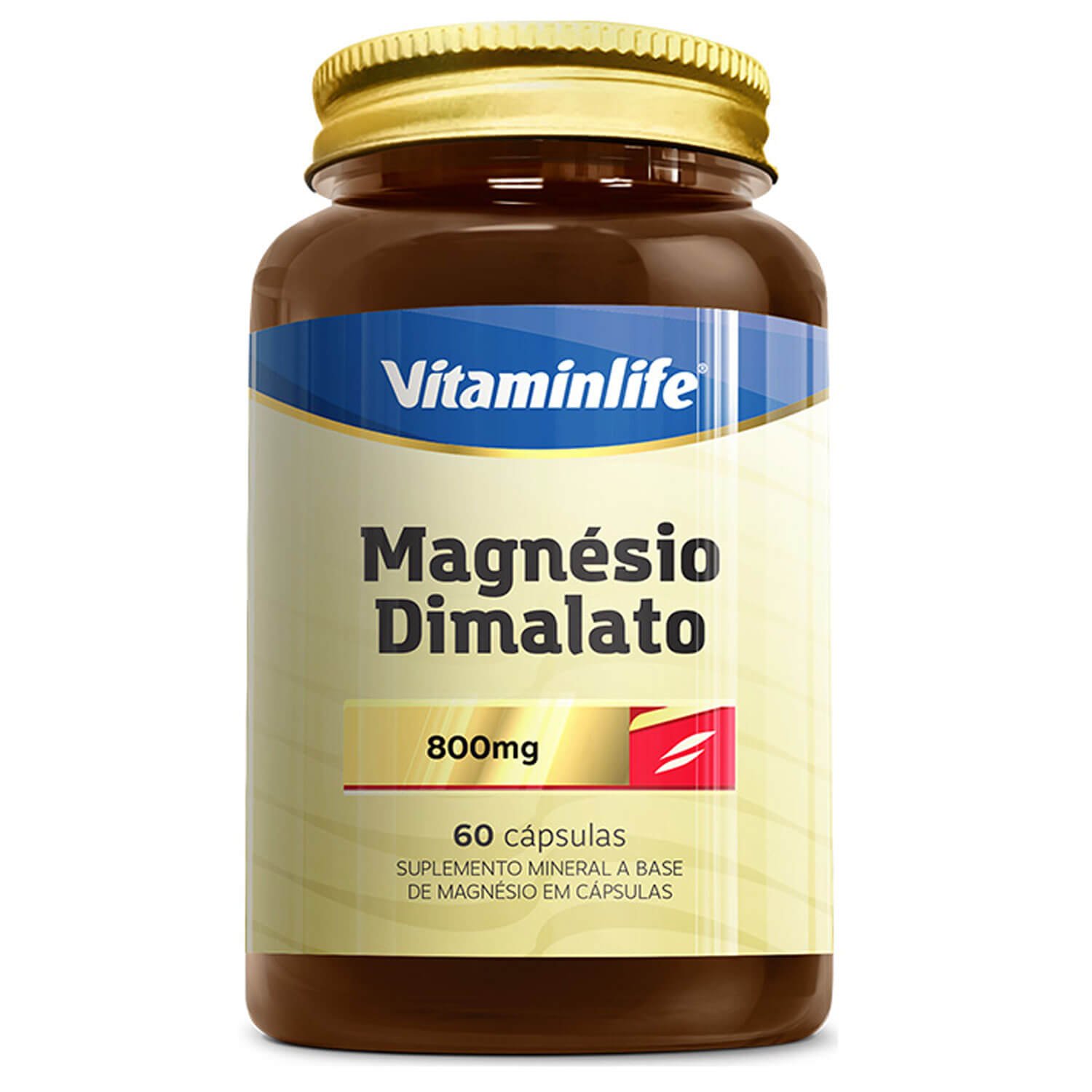 MAGNESIO DIMALATO 800mg 60 CAPS - VITAMIN LIFE