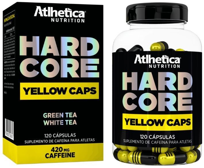 Hardcore Yellow 120 Cápsulas - Atlhetica Nutrition