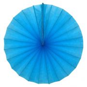 Enfeite de Papel de seda Fiorata, Roseta, Leque de Papel  Azul Turquesa - GiroToy