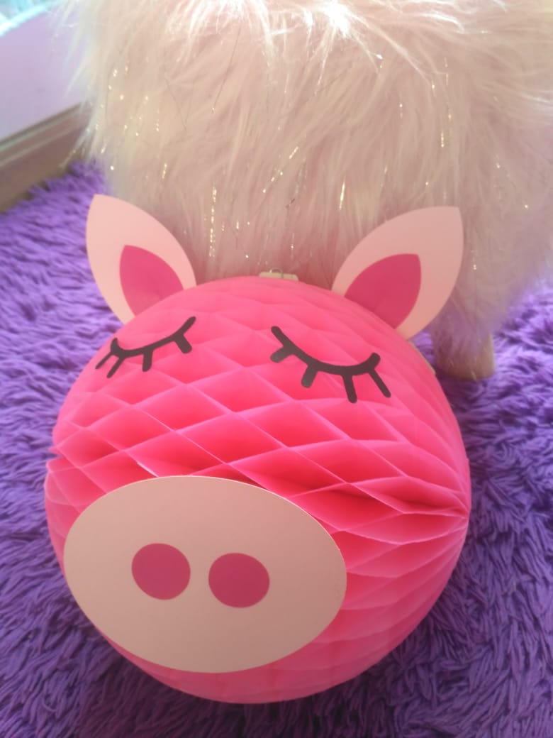 porquinha globo personalizado rosa pig