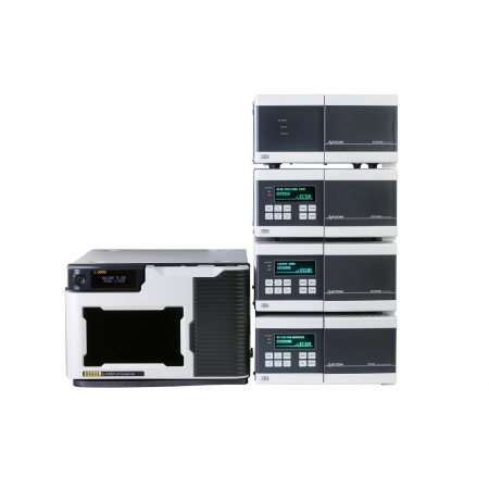Sistema HPLC Analítico com Gradiente ECS05 - Bomba HPLC + Válvula Gradiente + Degasser + Amostrador Automático + Forno de Colunas (aquecimento / resfriamento) + Detector UV-Vis (PDA) + Software