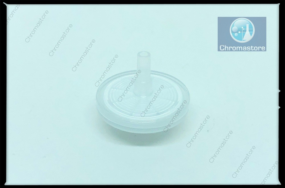 Filtro de seringa AC (acetato de celulose) hidrofílico, 25 mm diâmetro da membrana, 0,22 e 0,45 um tamanho de poro, pacote com 100 unidades