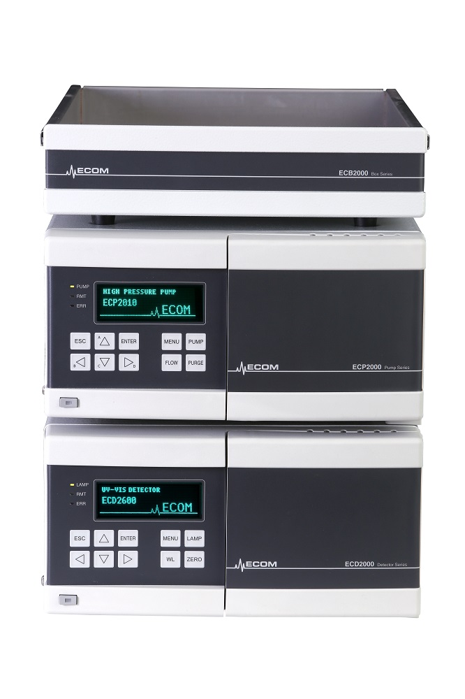 Sistema HPLC Analítico Isocrático ECS03 - Bomba HPLC + Injetor Manual + Detector UV-Vis (190 - 600 nm) + Software Clarity