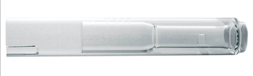 Tocha de quartzo desmontável, 1 slot, para ICP Perkin Elmer Avio 200 / 220 Max / 500 / 550 Max / 560 Max (OEM: N0790131), vendido por unidade
