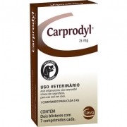 Anti-inflamatório Carprodyl Cães Ceva (25mg)