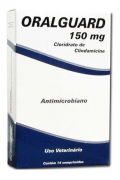 Oralguard 150mg - Antimicrobiano - Cepav - 14 Comprimidos