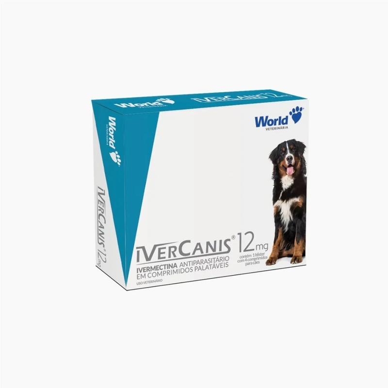 Ivercanis 12mg C/4 Comprimidos - World
