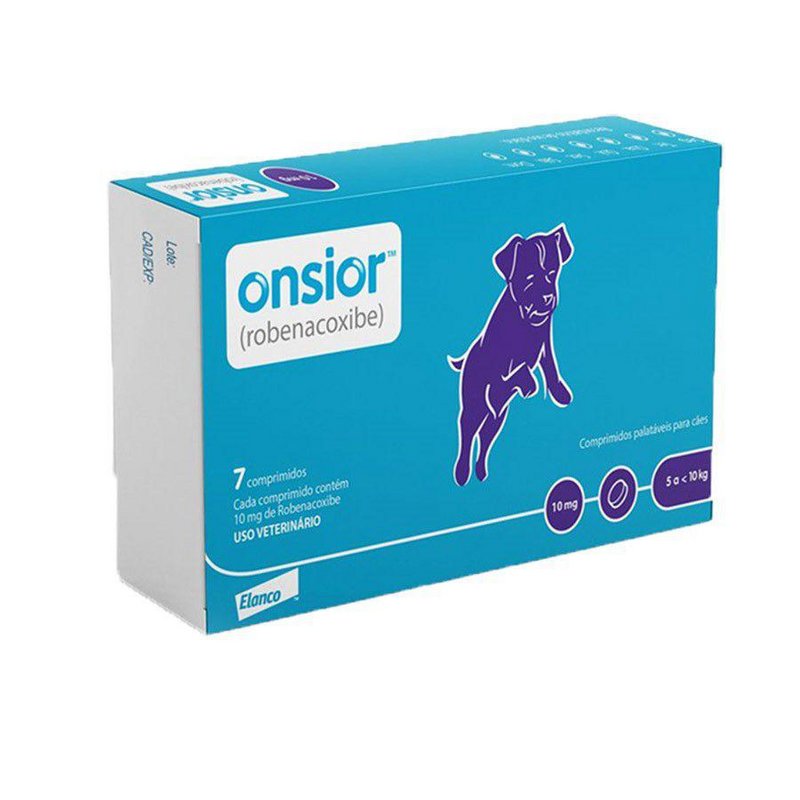 Onsior 10mg Anti-inflamatório Cães De 5 A 10kg C/ 7 Comp