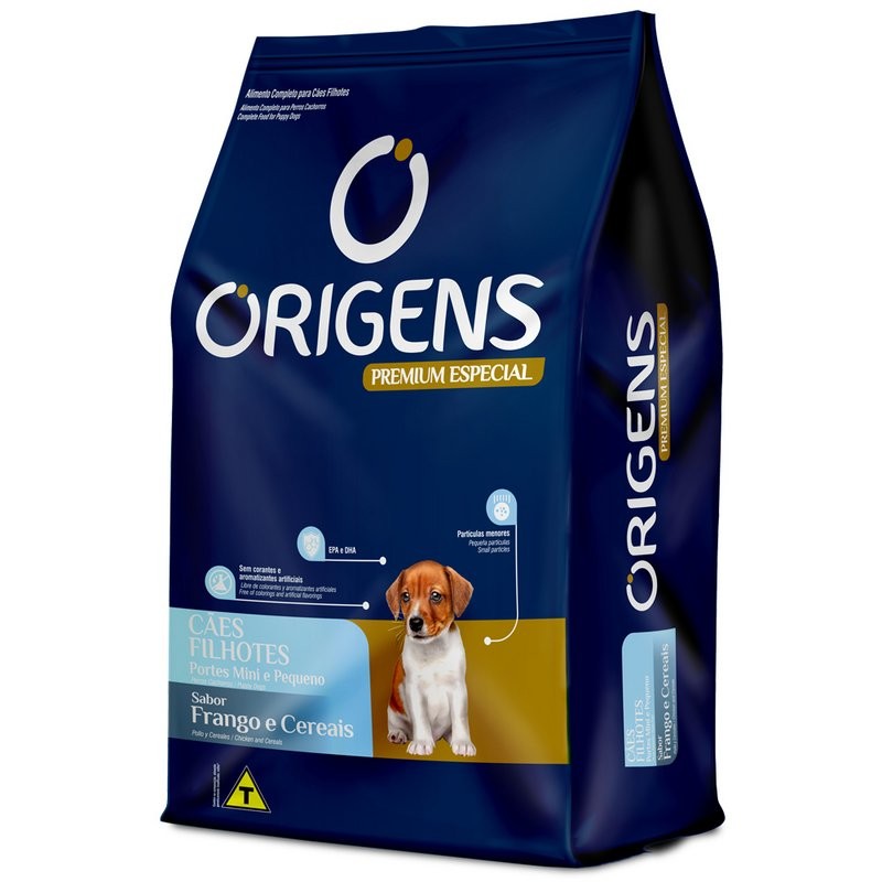 Ração Origens Para Cães Filhotes Frango E Cereais - 10,1kg