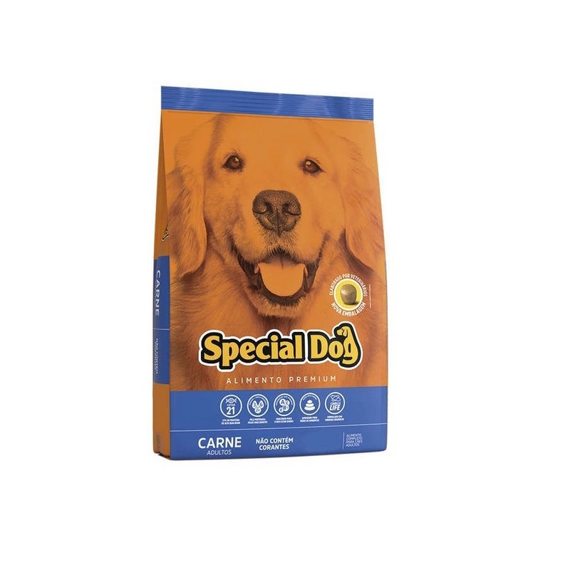Ração Special Dog Para Cães Adultos 20kg - Sabor Carne