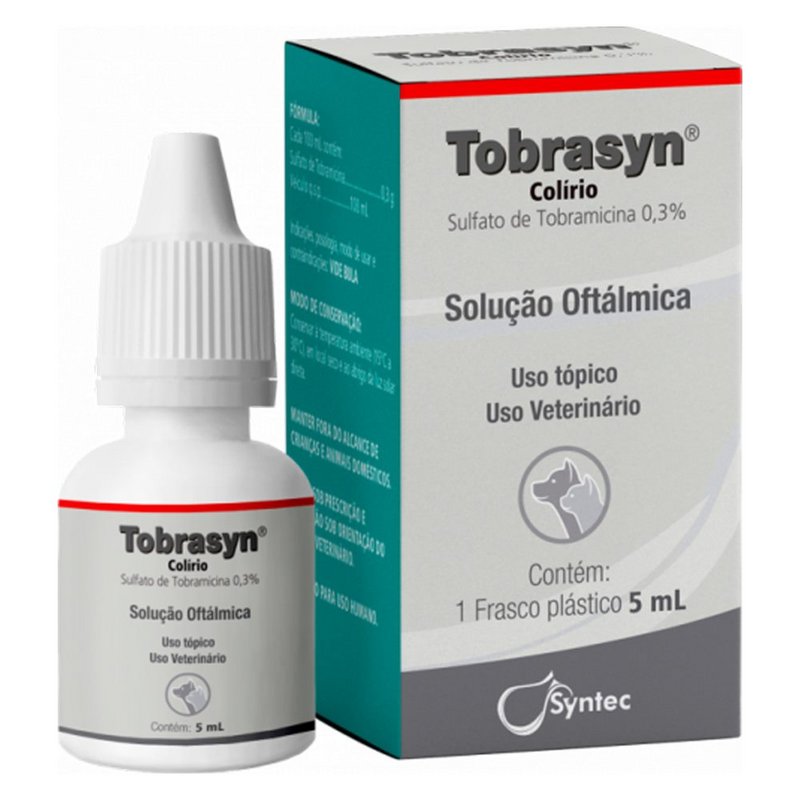 Tobrasyn Colírio (tobramicina) 5ml Syntec