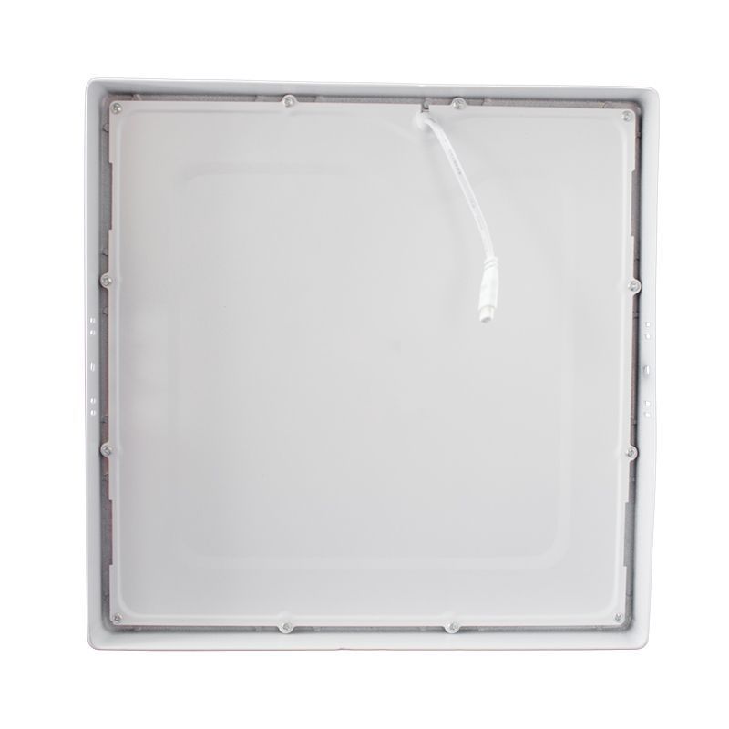Kit 10 Plafon Led de Sobrepor quadrado  24W - 30 x 30 cm Branco frio 6000