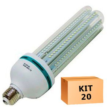 Kit 20 Lâmpada LED Milho 70W Branco Frio