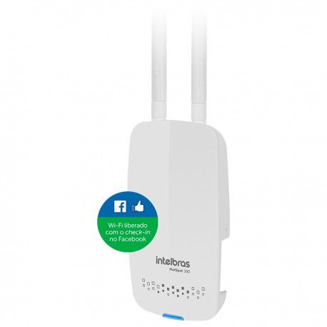 Roteador Wireless Intelbrás Hotspot 300 Com Check-in no Facebook - Mega Computadores