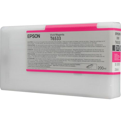 Cartucho de tinta Epson T653 UltraChrome HD (200mL) para Stylus Pro 4900