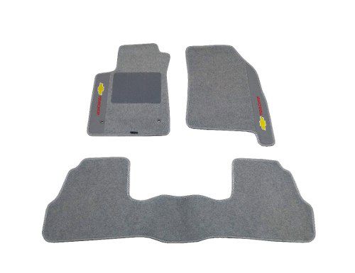 Kit Assoalho+ Porta Malas Tracker Carpete Luxo Base Pinada