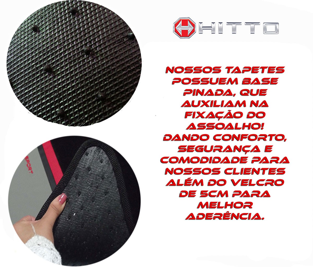 Jogo tapetes Fiat Argo Trekking Carpete Premium Hitto!