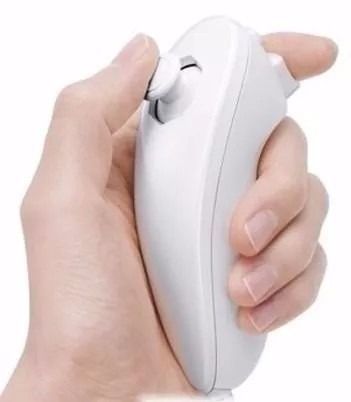 Joystick Controle Nunchuck Para Nintendo Wii Branco 