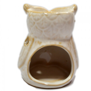 Aromatizador Ceramica - Coruja Branca