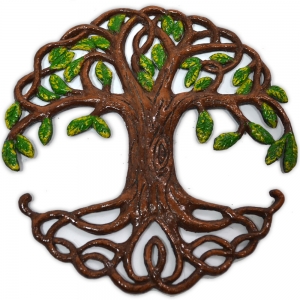 Mandala Árvore da Vida de resina