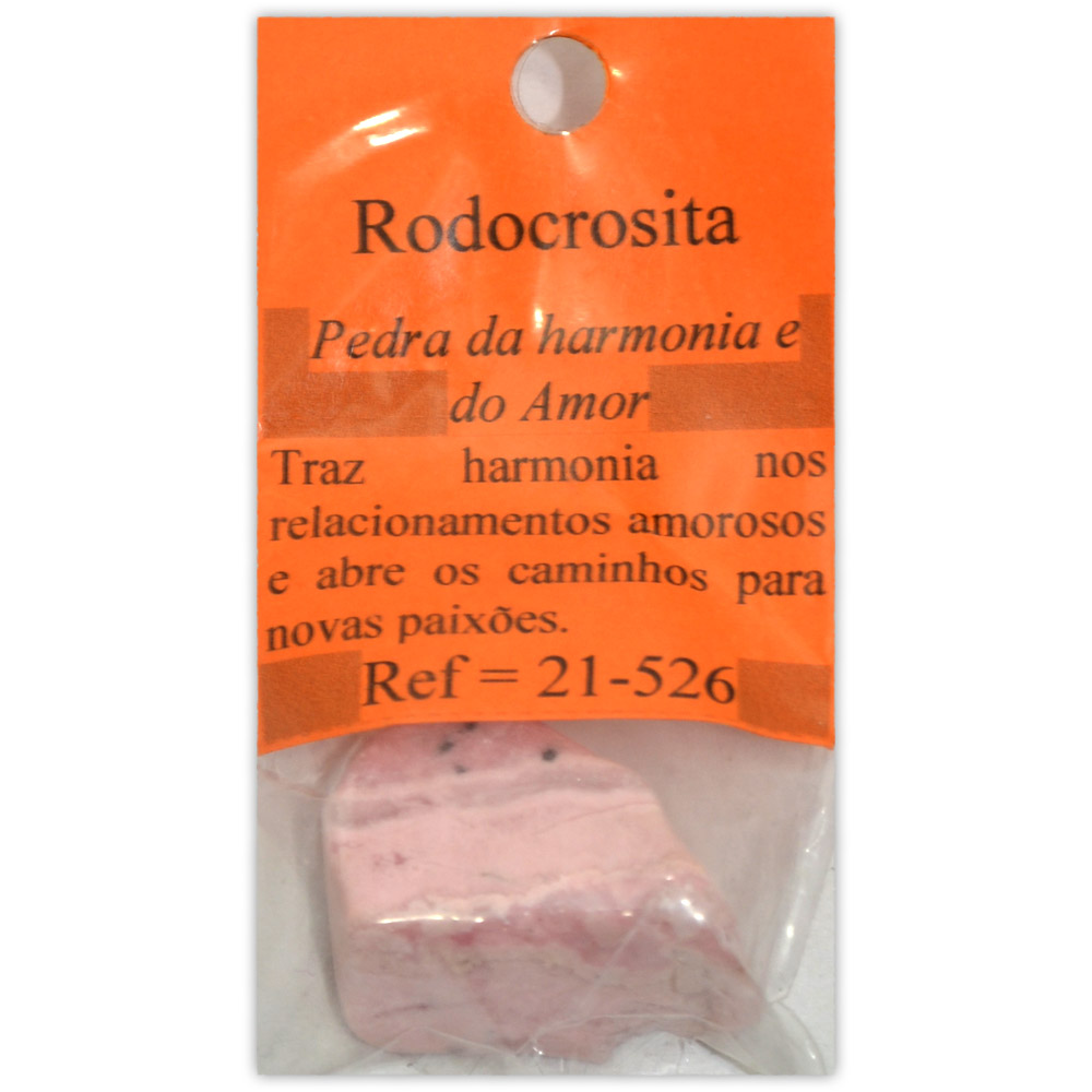 Pedra de Coleção Rodocrosita - Harmonia e Amor