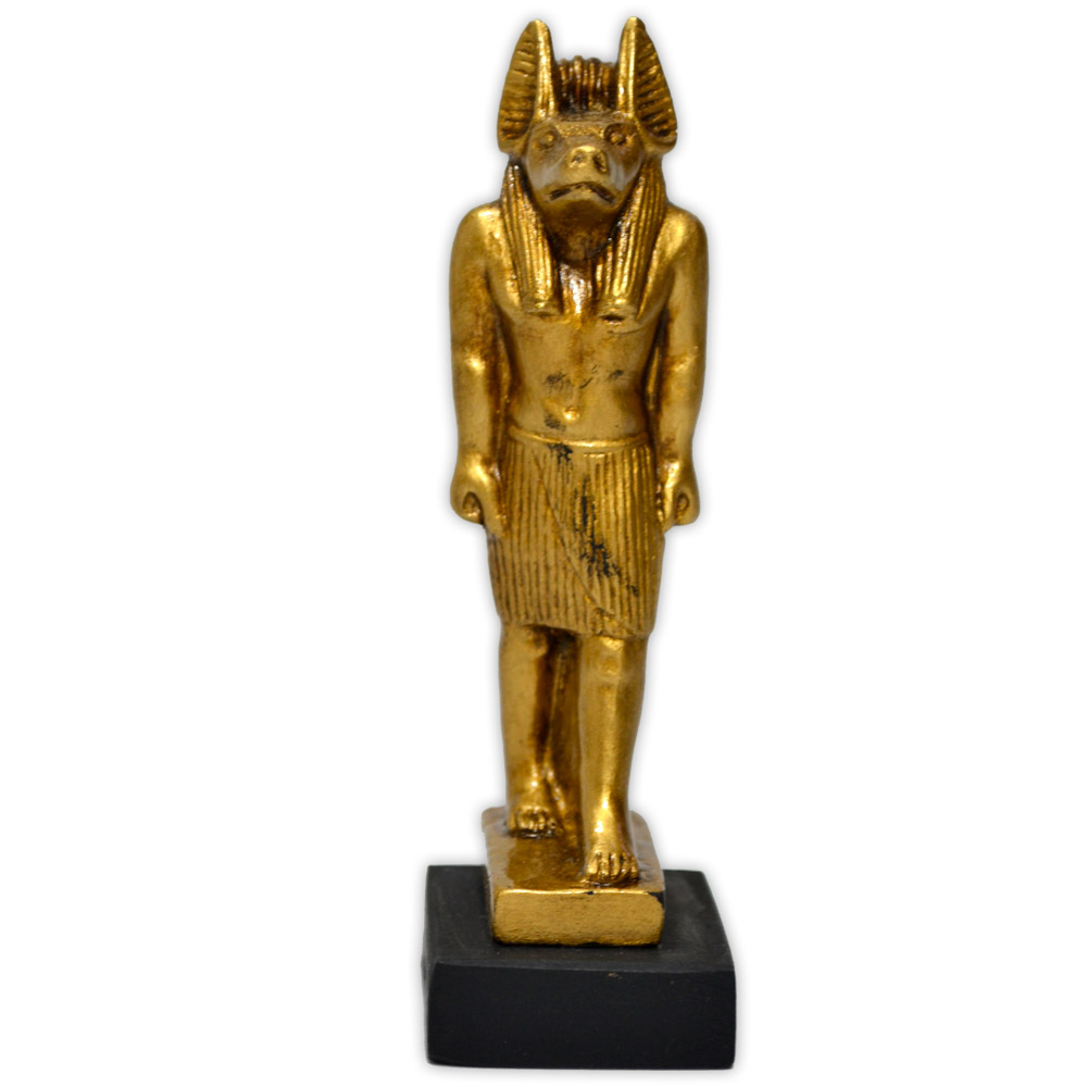 Réplica Museu Egípcio - Deus Anúbis Mini