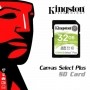 Cartão de Memória SD/SDS2 Kingston Canvas Select Plus 32GB Classe 10 FULL-HD e 4K UHD Alta Qualidade Velocidade 100MB/s