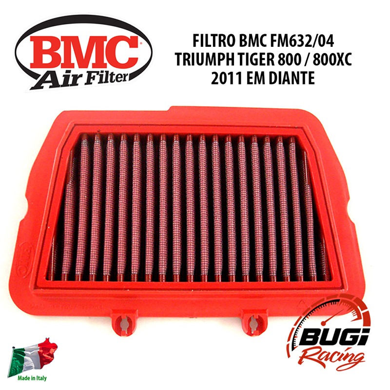 Filtro Ar Esportivo BMC FM632/04 - TRIUMPH TIGER 800 - todas