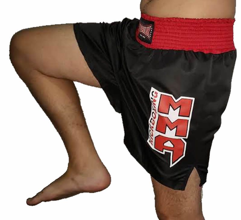 Calção Short Kickboxing New Kicks MMA - Preto Cintura Vermelha - Toriuk  - Loja do Competidor