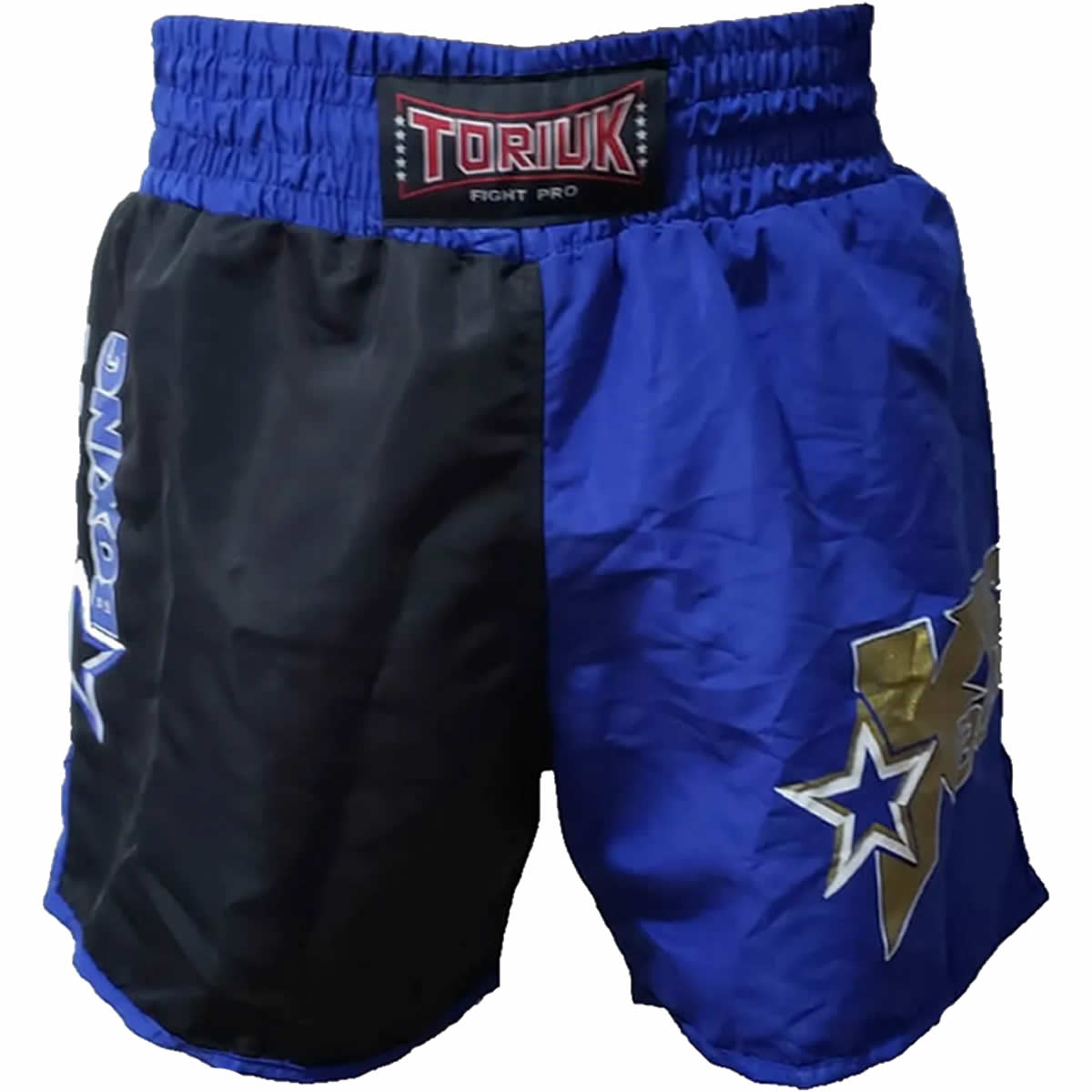Calção Short Kickboxing Starfight - Azul/Preto - Loja do Competidor