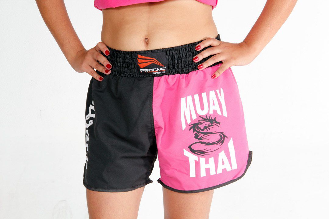 Calção Short Muay Thai - Dragão - Progne - Feminino - Loja do Competidor