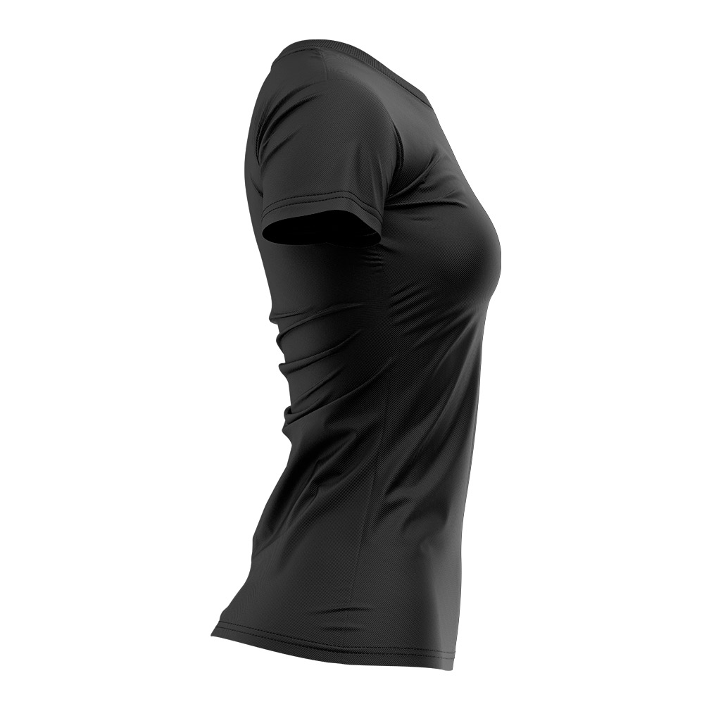 Camisa Fem Corrida - Winner Dry Tech UV-50 - Preta - Loja do Competidor