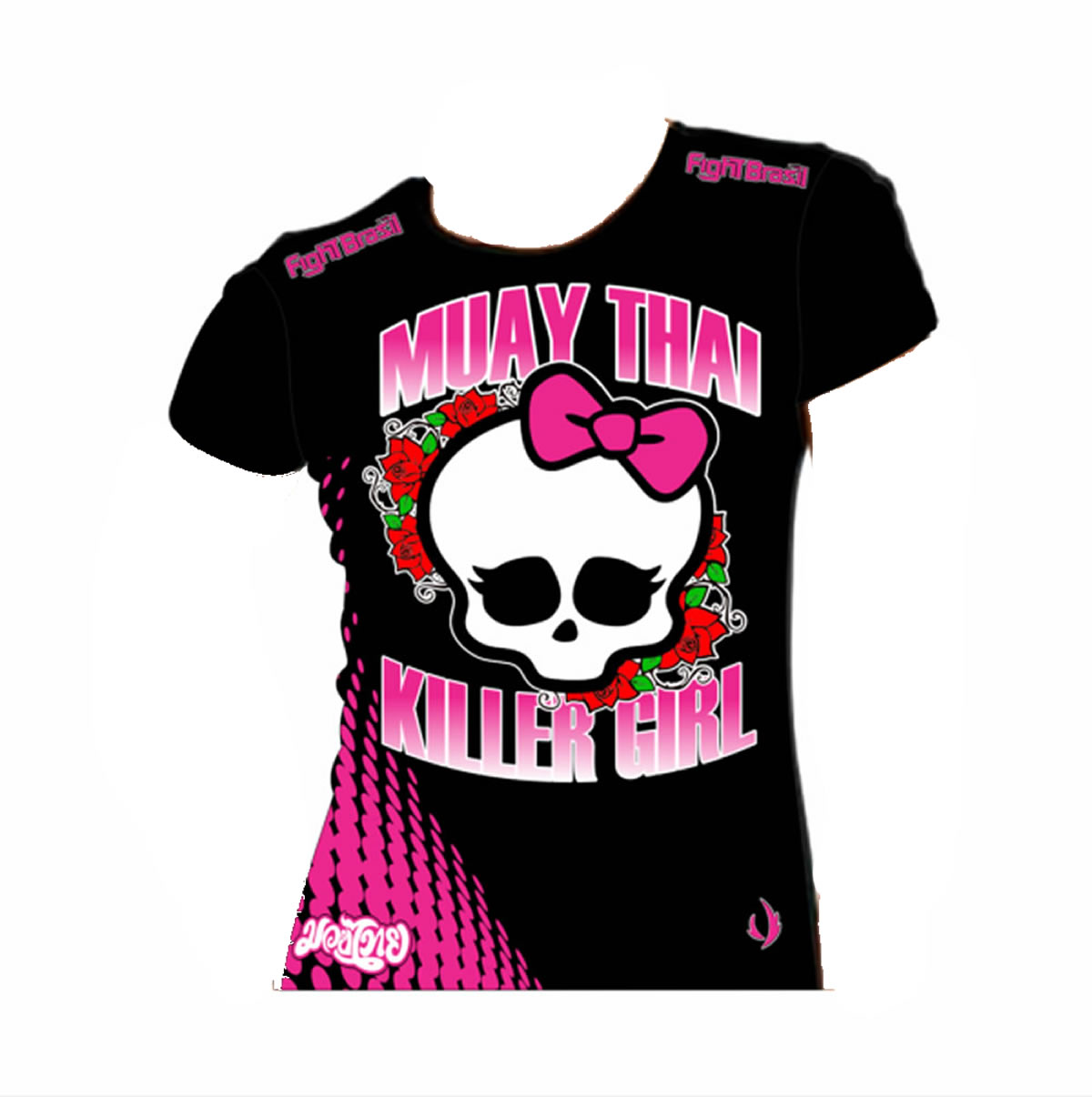 Camiseta Muay Thai Killer Girl - Baby Look Feminina - Fb-2045