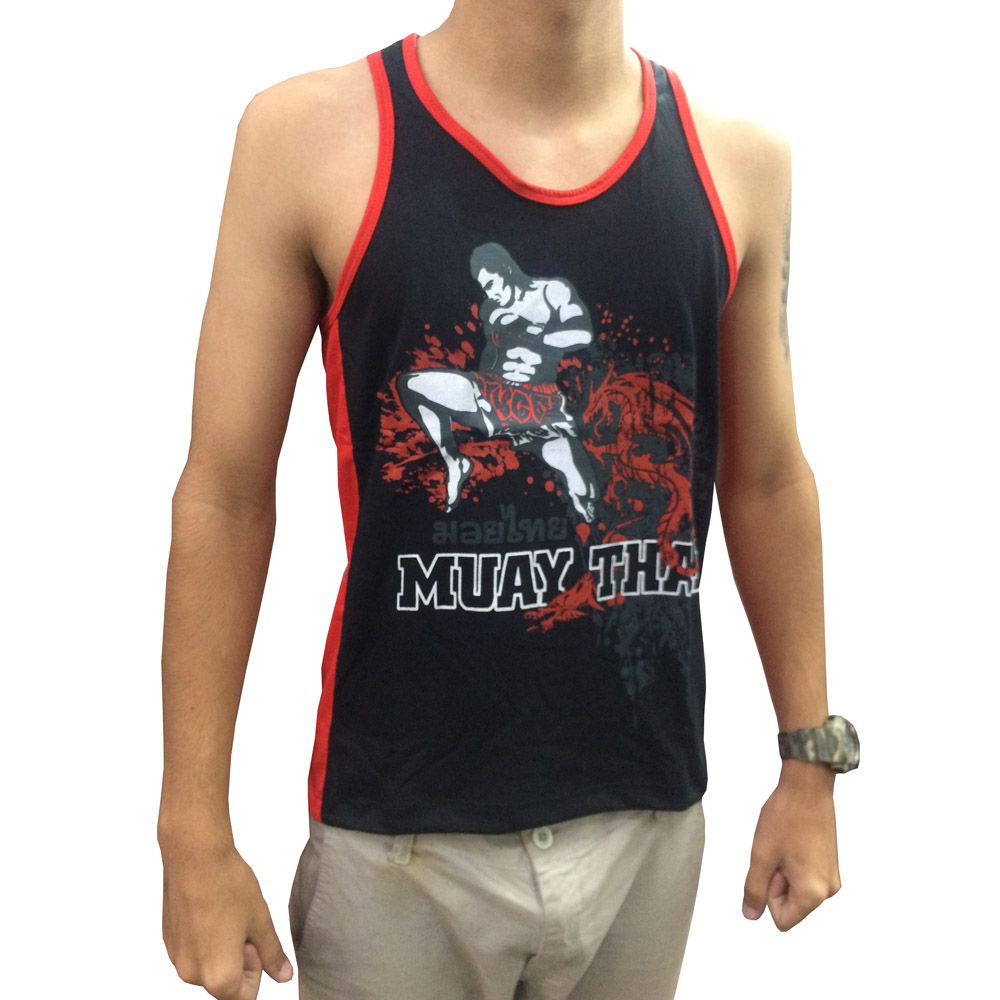 Camiseta Regata - Muay Thai Jumping Knee - Toriuk  - Loja do Competidor