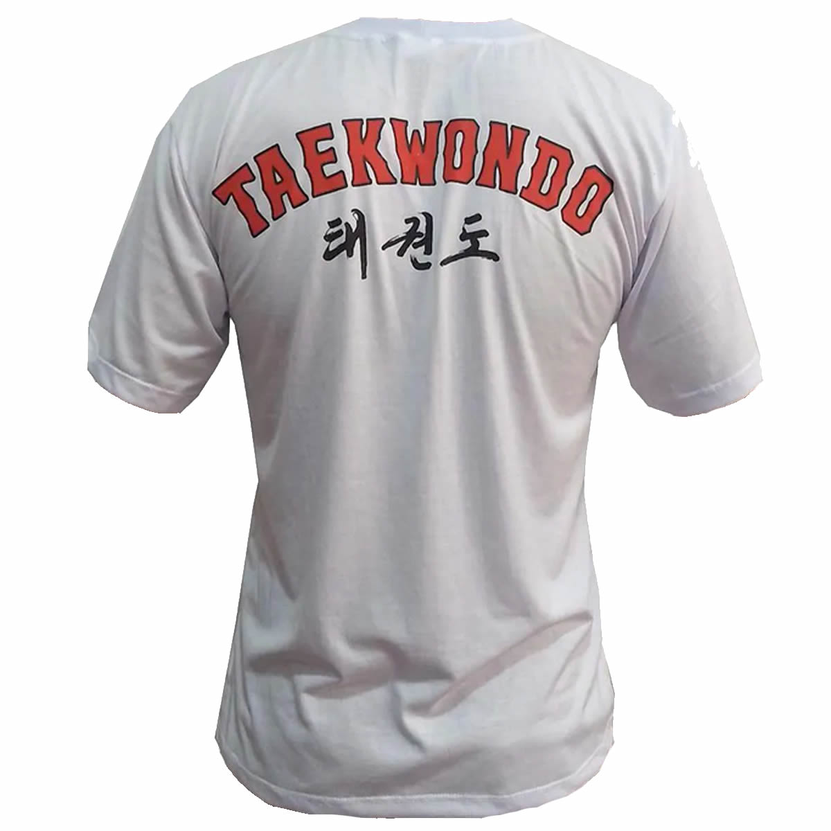 Camiseta Uniforme de Treino Taekwondo Flags - Branco - Toriuk  - Loja do Competidor